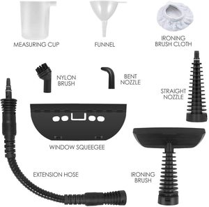 ASSCA Steam Cleaner's attachments.