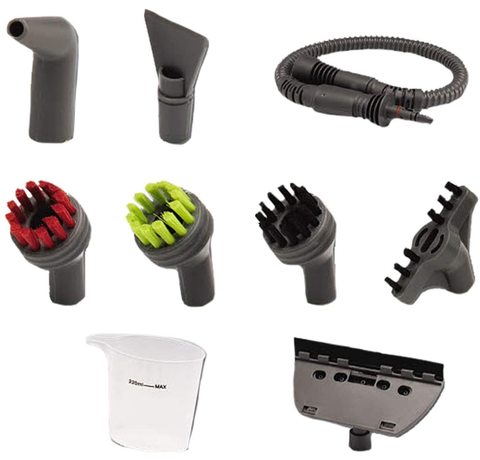 Bissell Handheld Steam Cleaner's attachments.