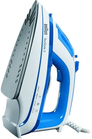 Braun TexStyle 3 Steam Iron's soleplate.