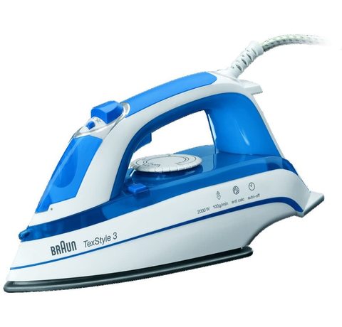 Main view of the Braun TexStyle 3 Steam Iron.