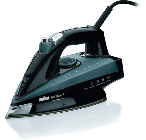 Braun TexStyle 7 Steam Iron Main view of the Braun TexStyle 7 Steam Iron.