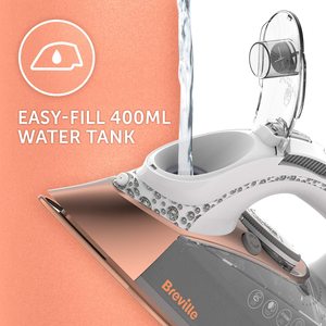 Filling the Breville DiamondXpress Steam Iron.
