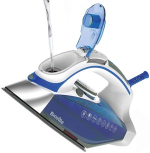 Filling the Breville PressXpress Steam Iron.