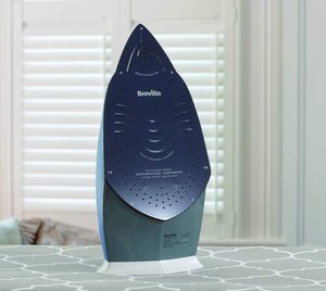 Breville PressXpress Steam Iron's soleplate.