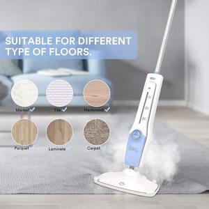 Dcenta Steam Mop's floor types.
