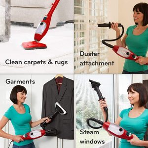 More of the H2O X5 Steam Mop's features.
