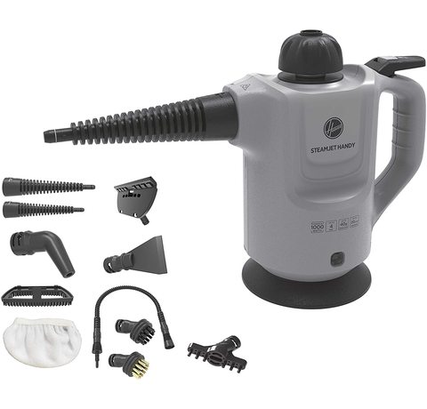 Main view of the Hoover SteamJet Handy Handheld Steam Cleaner.