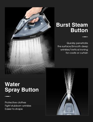 iTvanila Steam Iron's features.