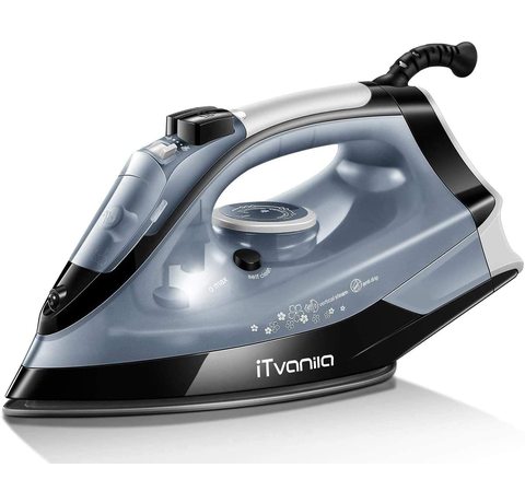 iTvanila Steam Iron Main view of the iTvanila Steam Iron.