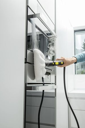 Karcher SC2 EasyFix Steam Cleaner as a hand-held cleaner.