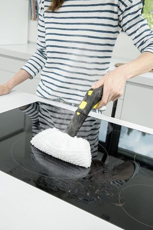Karcher SC3 EasyFix Steam Cleaner as a hand-held cleaner.
