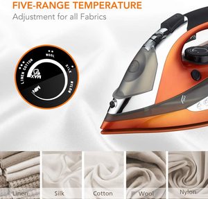 Martisan Steam Iron's suitable fabrics.