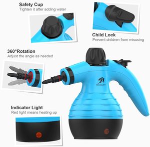 MLMLANT Handheld Steam Cleaner in operation.