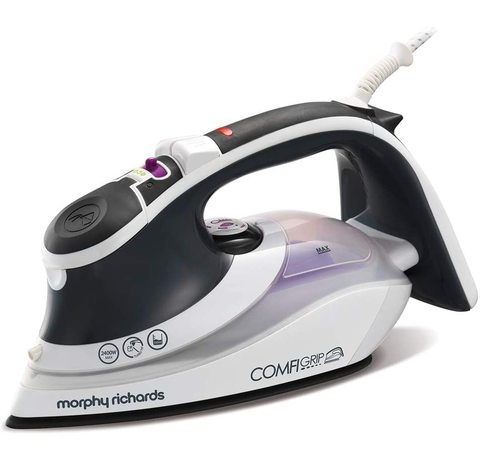 Morphy Richards Comfigrip Steam Iron Main view of the Morphy Richards Comfigrip Steam Iron.