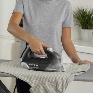 Morphy Richards Easy Reach Iron in use.