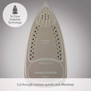 Morphy Richards Turbosteam Pro Steam Iron's soleplate.