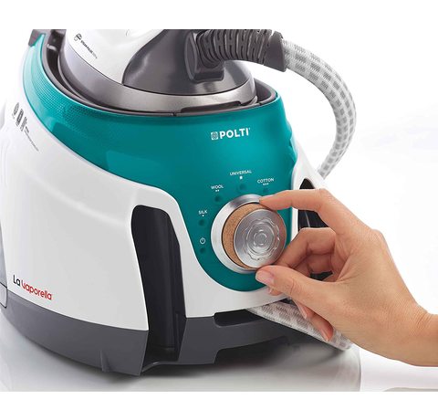Polti La Vaporella XT100C Steam Generator Iron's fabric settings.