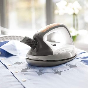 Polti Vaporella Next Steam Generator Iron in use.