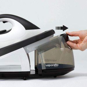 Polti Vaporella Simply Steam Generator Iron's removable water tank.