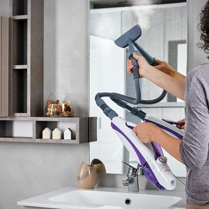 Polti Vaporetto Steam Cleaner as a hand-held appliance.