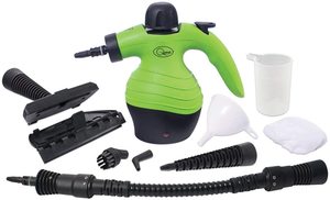 Quest Handheld Steam Cleaner's attachments.