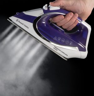Russell Hobbs Freedom Cordless Iron's steam.