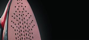 Russell Hobbs One Temperature Steam Iron's soleplate.