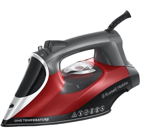 Main view of the Russell Hobbs One Temperature Steam Iron.