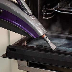 Russell Hobbs Poseidon Steam Mop as a hand-held cleaner.
