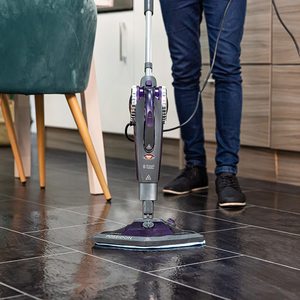 Russell Hobbs Poseidon Steam Mop in use.