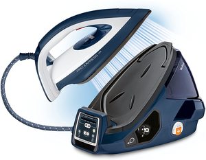 Tefal Pro Express Care High Pressure Steam Generator Iron lifted from its base.
