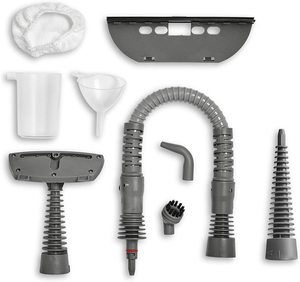 Tower Handheld Steam Cleaner's attachments.