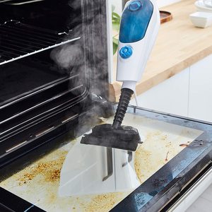 Tower Steam Mop as a hand-held cleaning appliance.