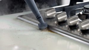 Vax S86-SF-CC Steam Mop's rounded brush.